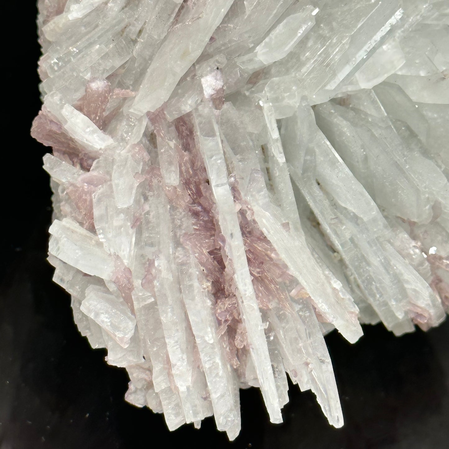 Peach tourmaline with barite specimen