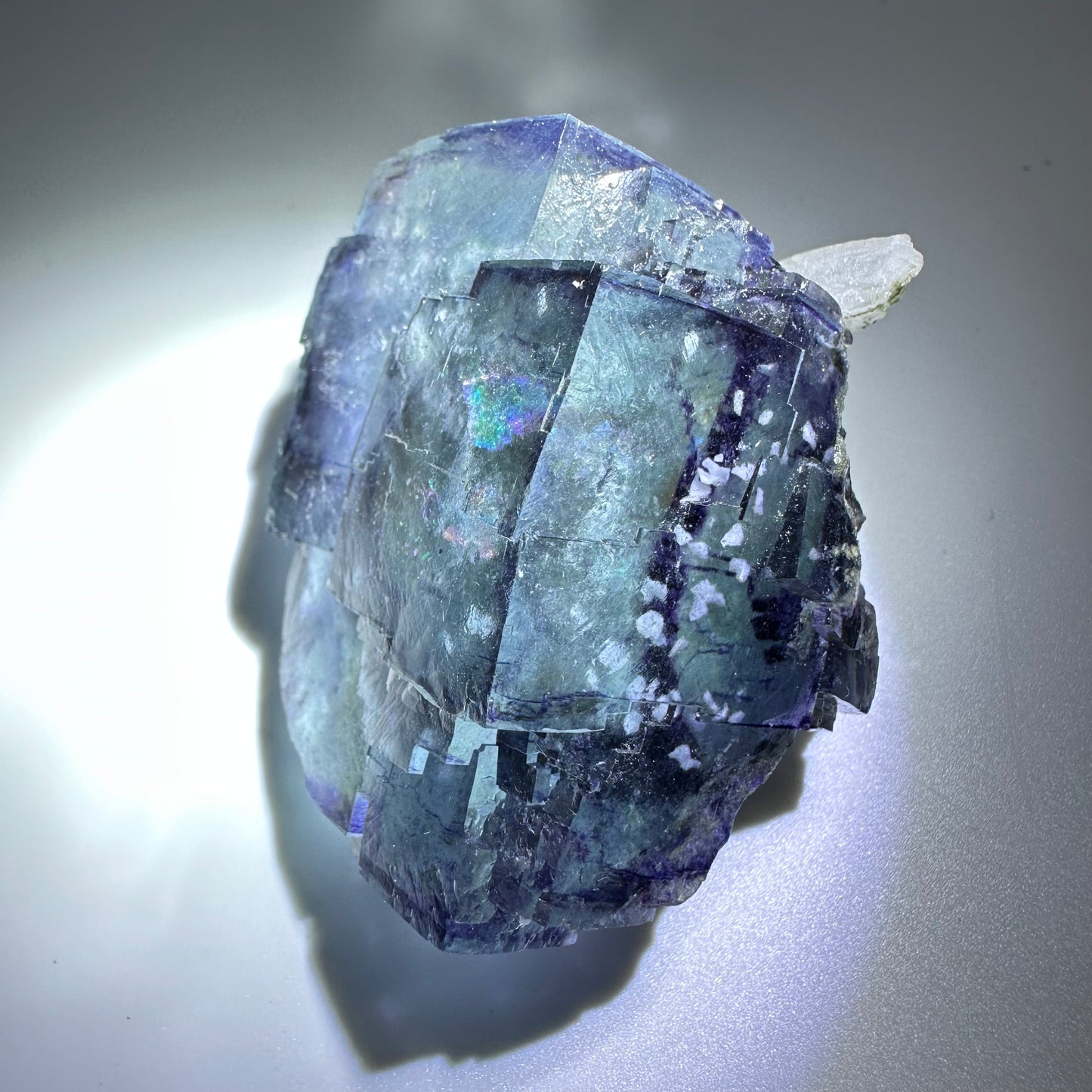 YGX Blue Garden Cubic Fluorite