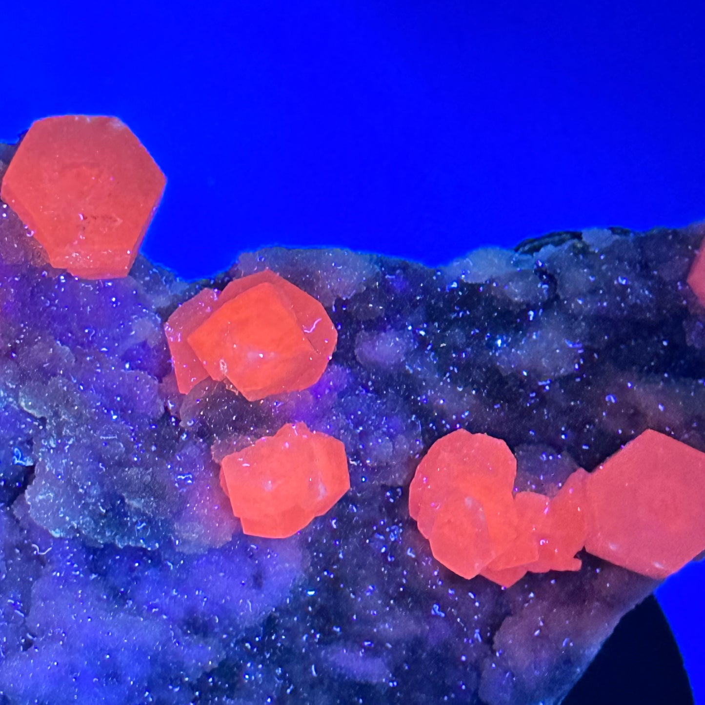 Diamond calcite specimen