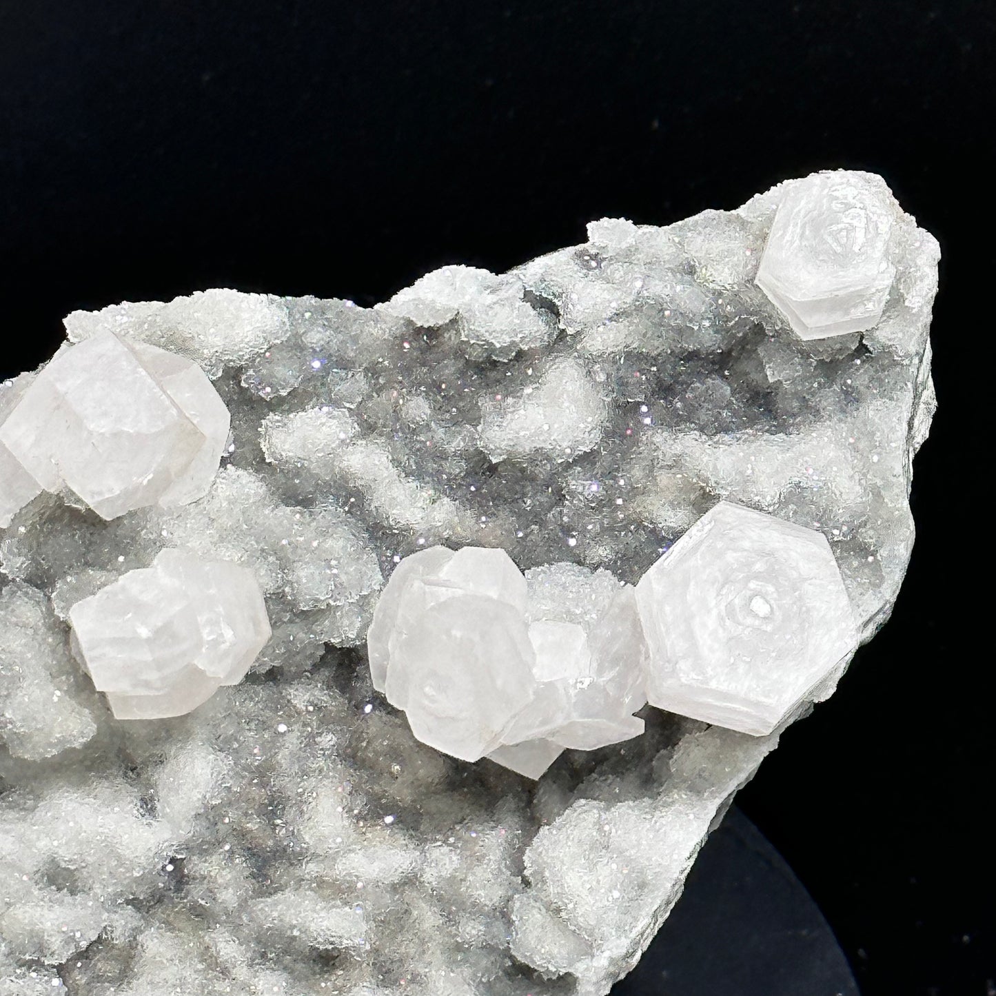 Diamond calcite specimen