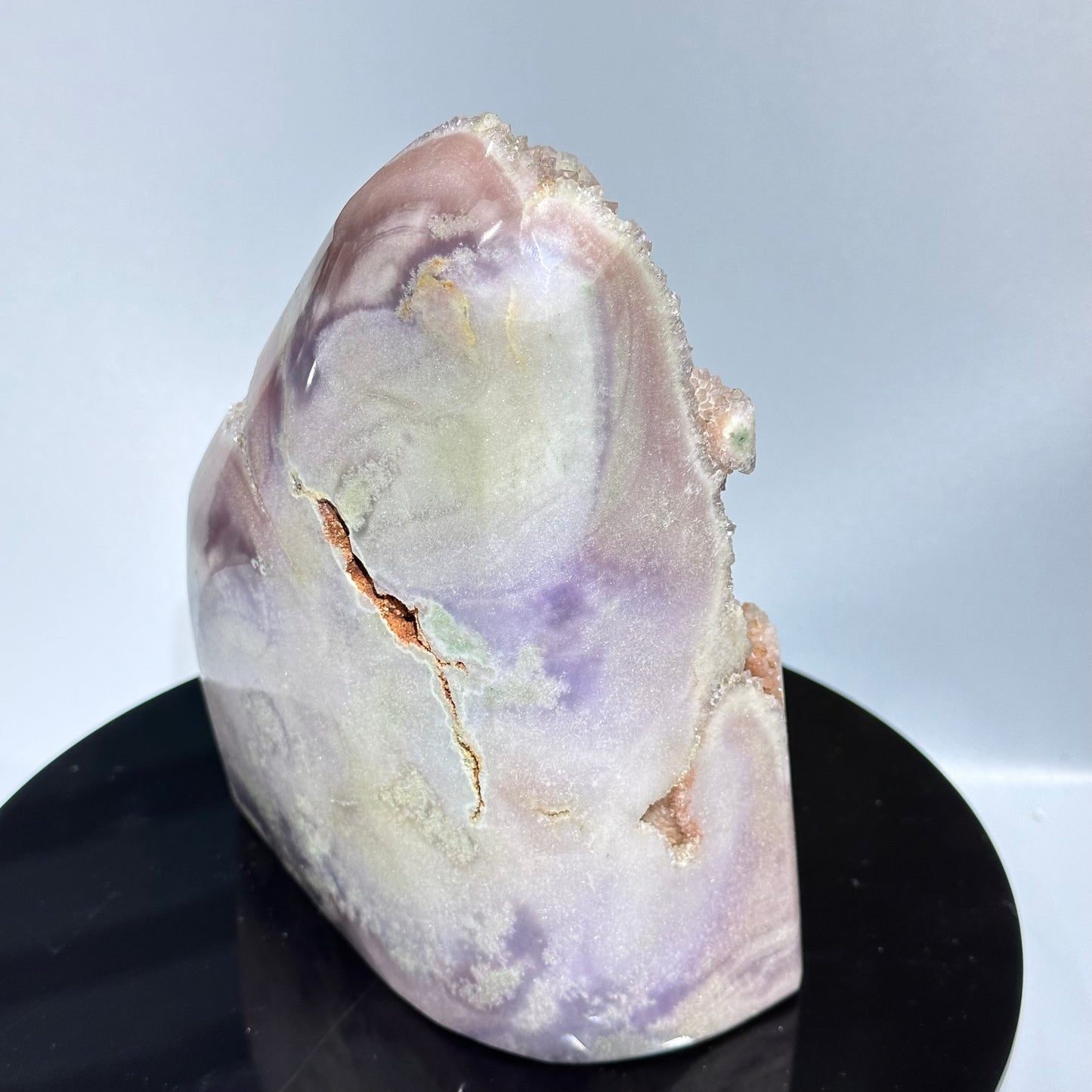Pink amethyst free form