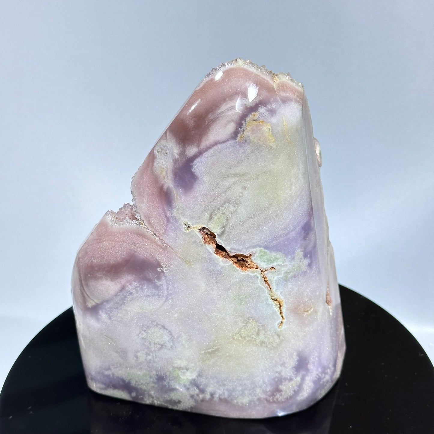 Pink amethyst free form