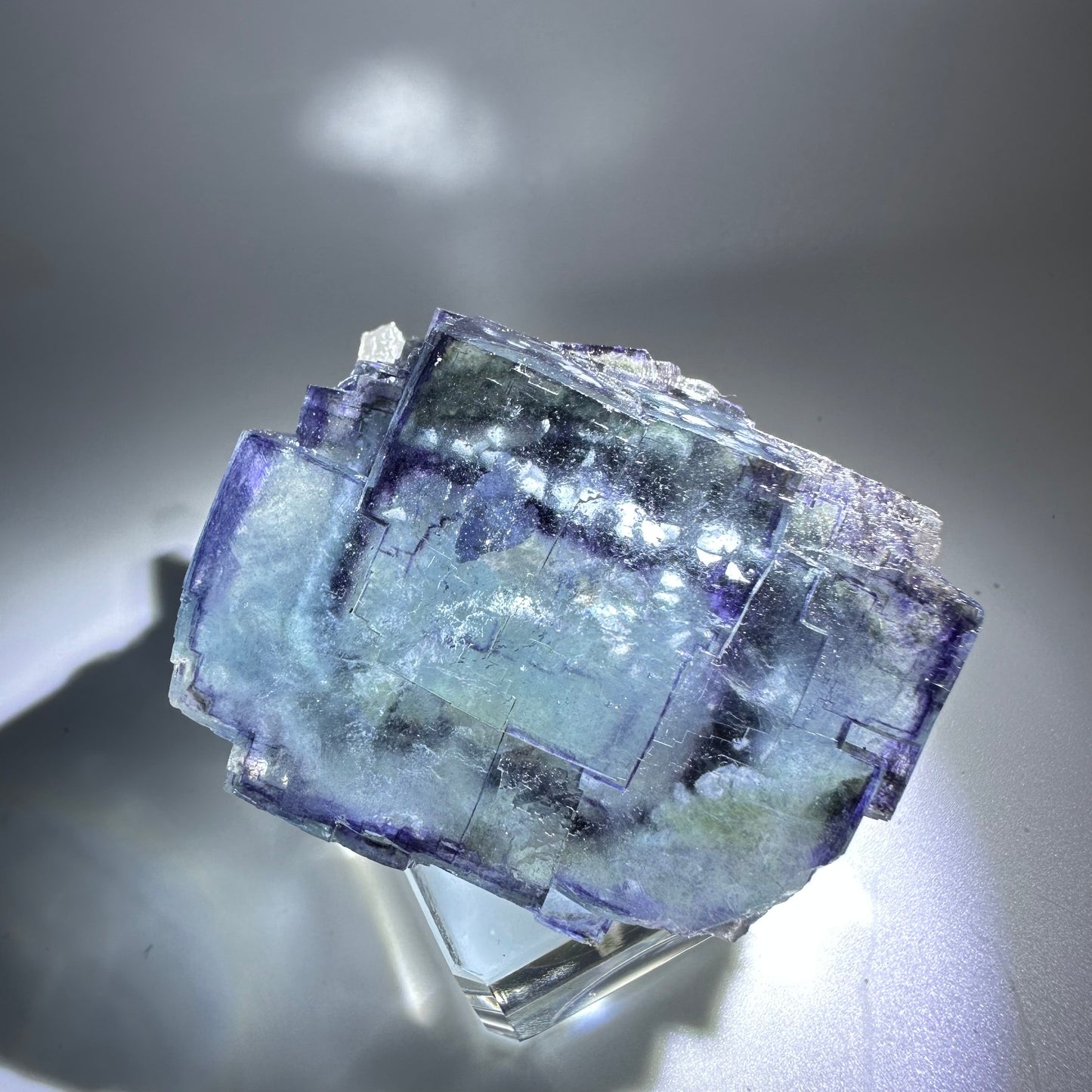 YGX Blue Garden Cubic Fluorite