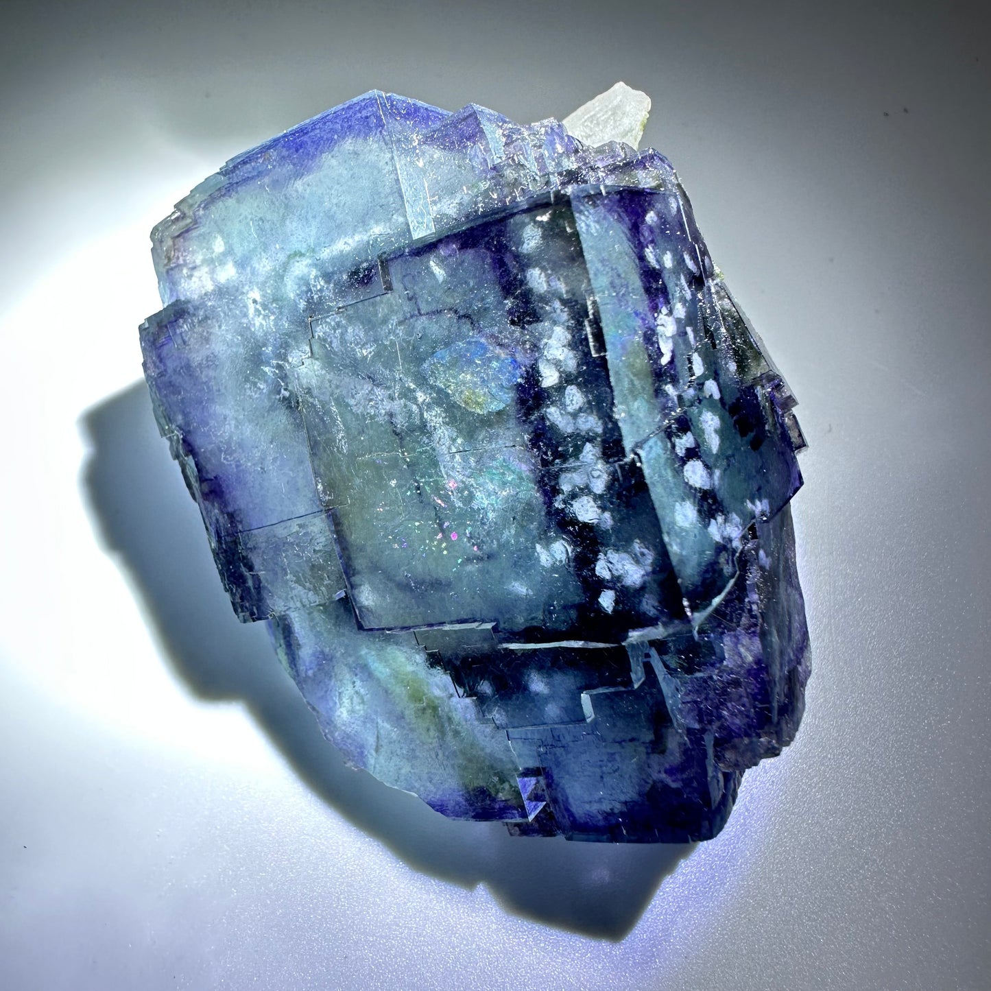 YGX Blue Garden Cubic Fluorite