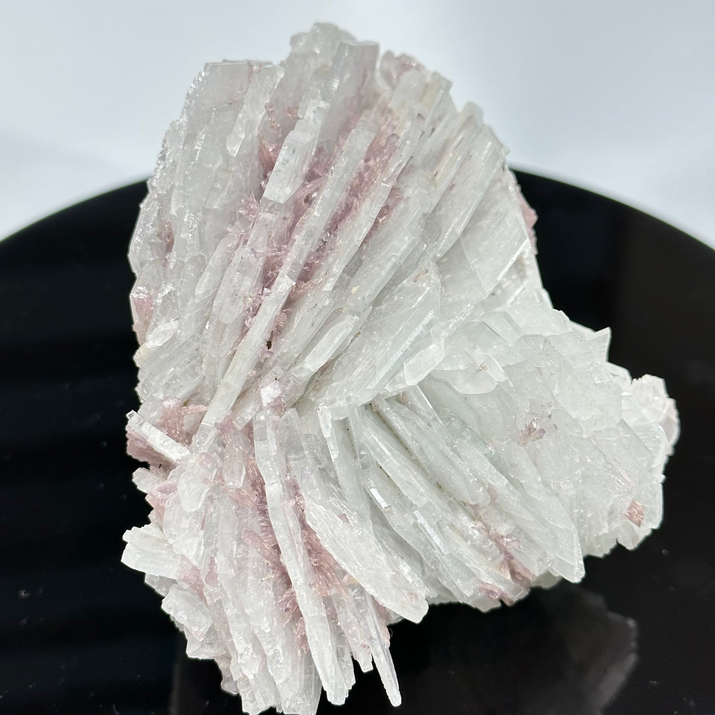 Peach tourmaline with barite specimen