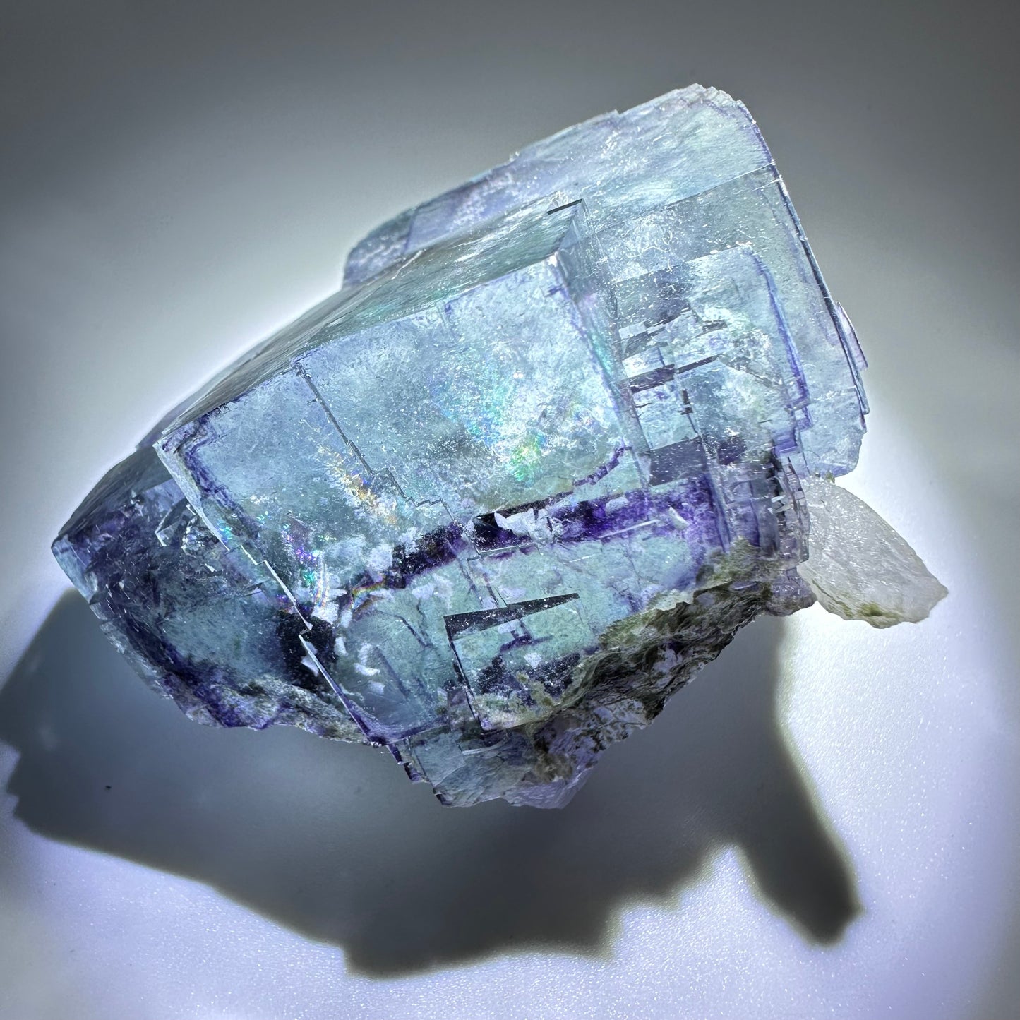 YGX Blue Garden Cubic Fluorite