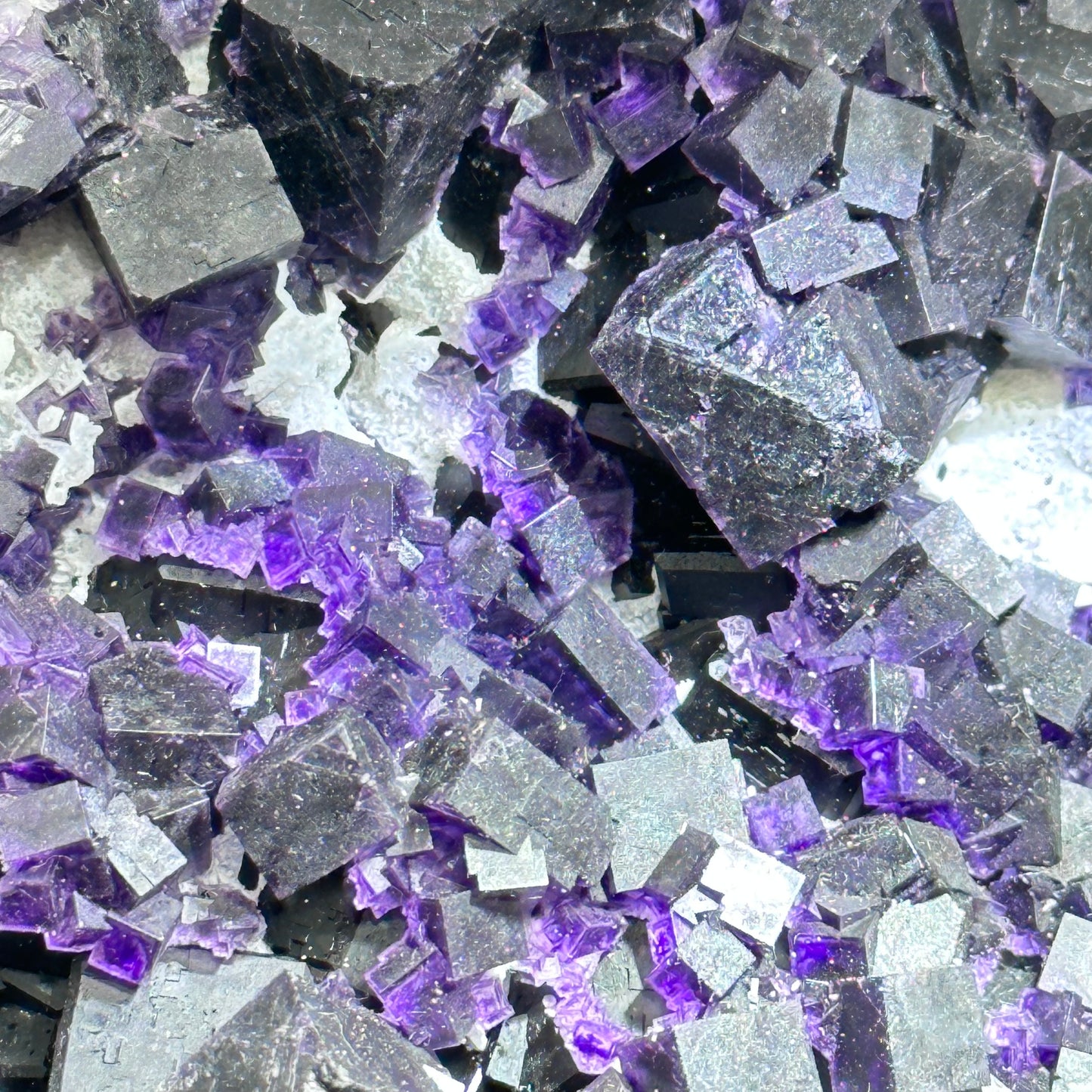 Inner Mongolia cubic fluorite specimen