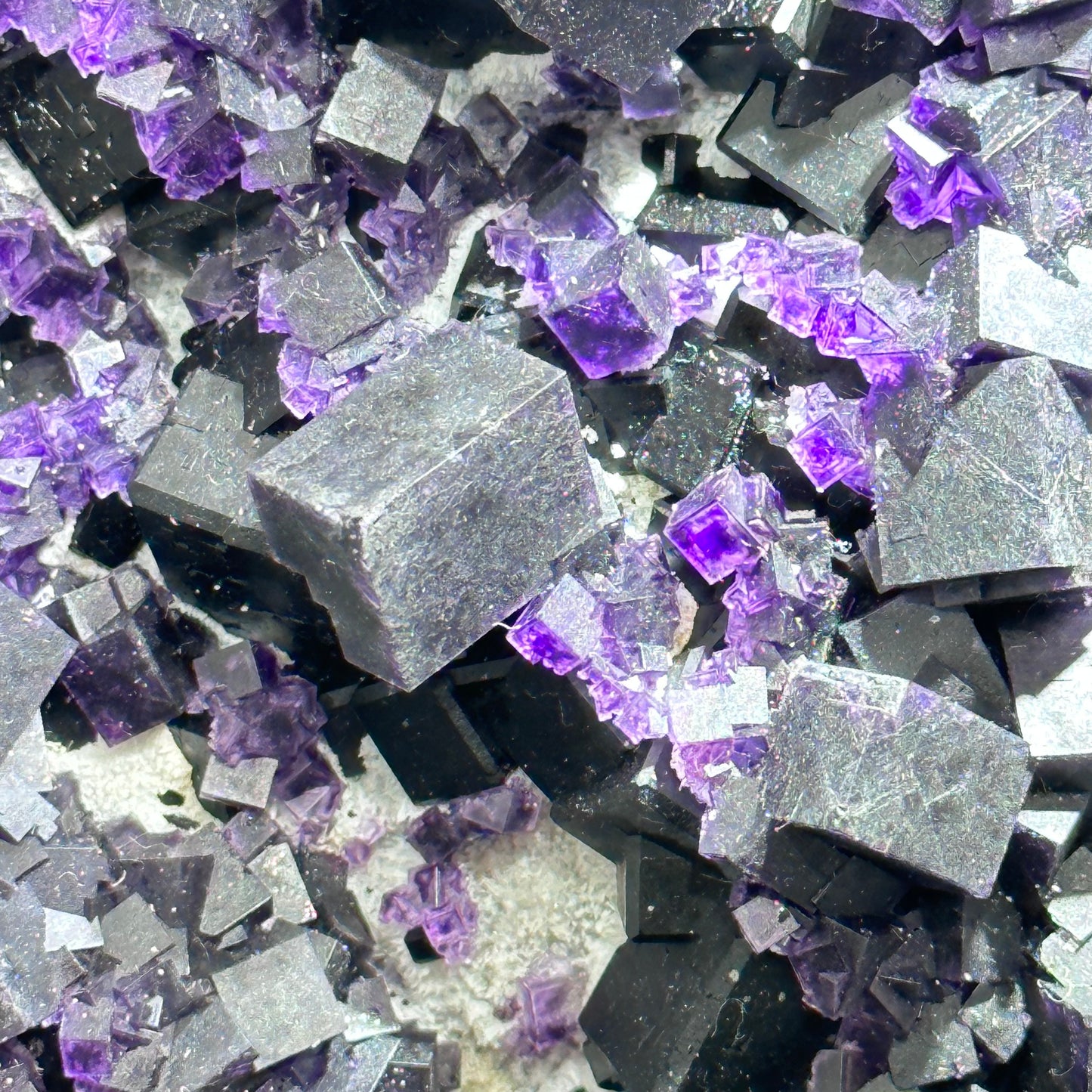 Inner Mongolia cubic fluorite specimen