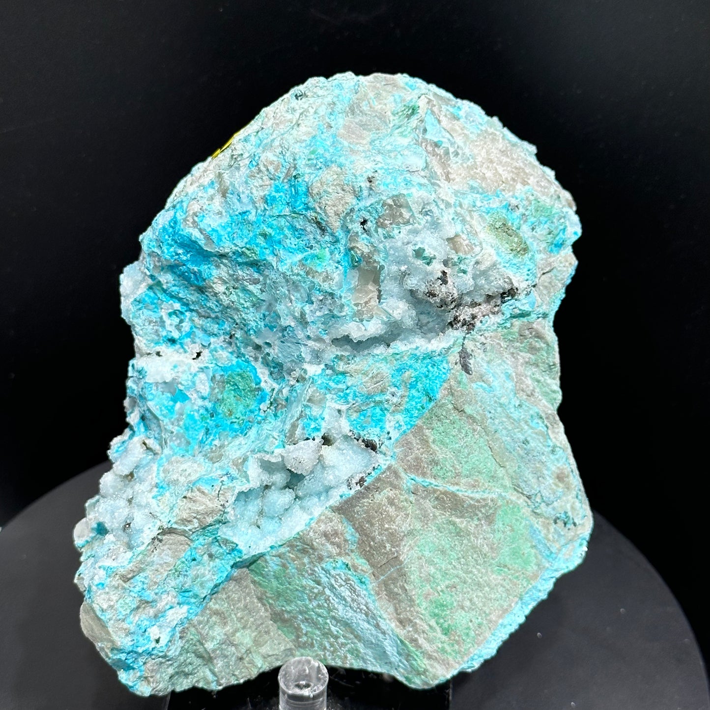 Druzy chrysocolla specimen
