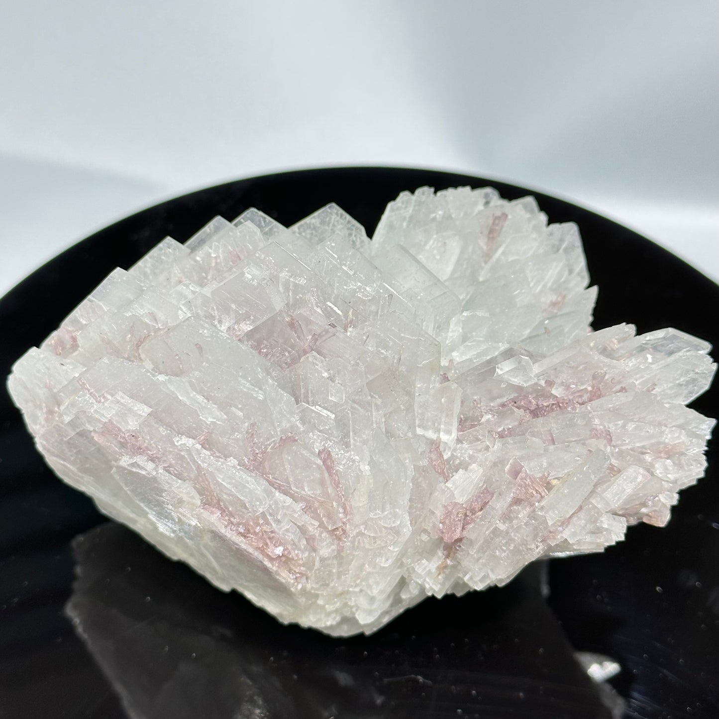 Peach tourmaline with barite specimen
