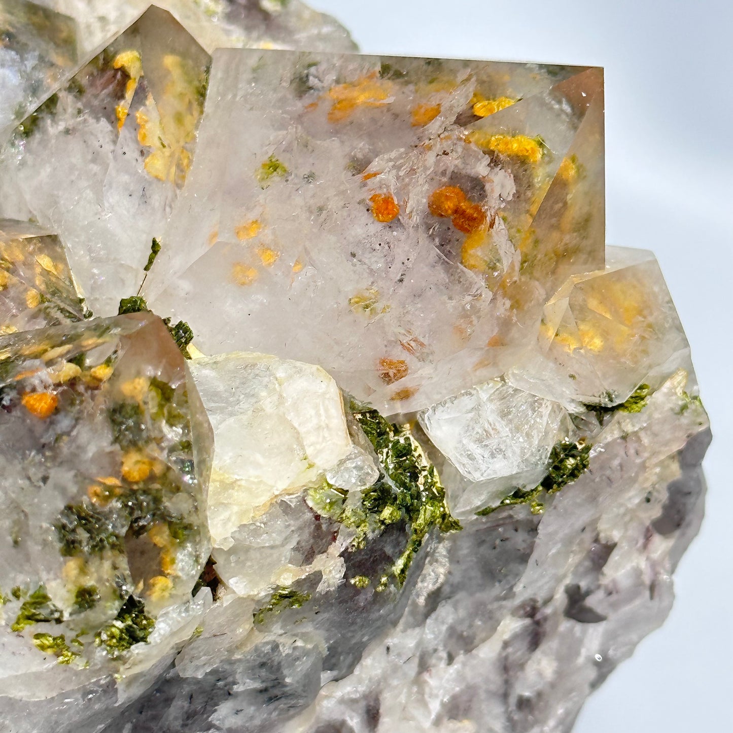Four season garden quartz cluster