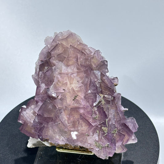 YGX purple window fluorite specimen