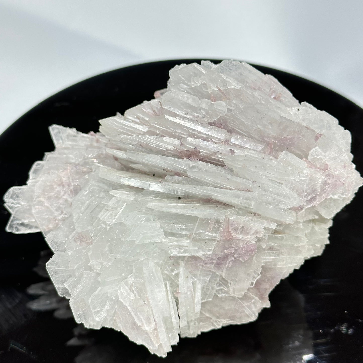 Peach tourmaline with barite specimen