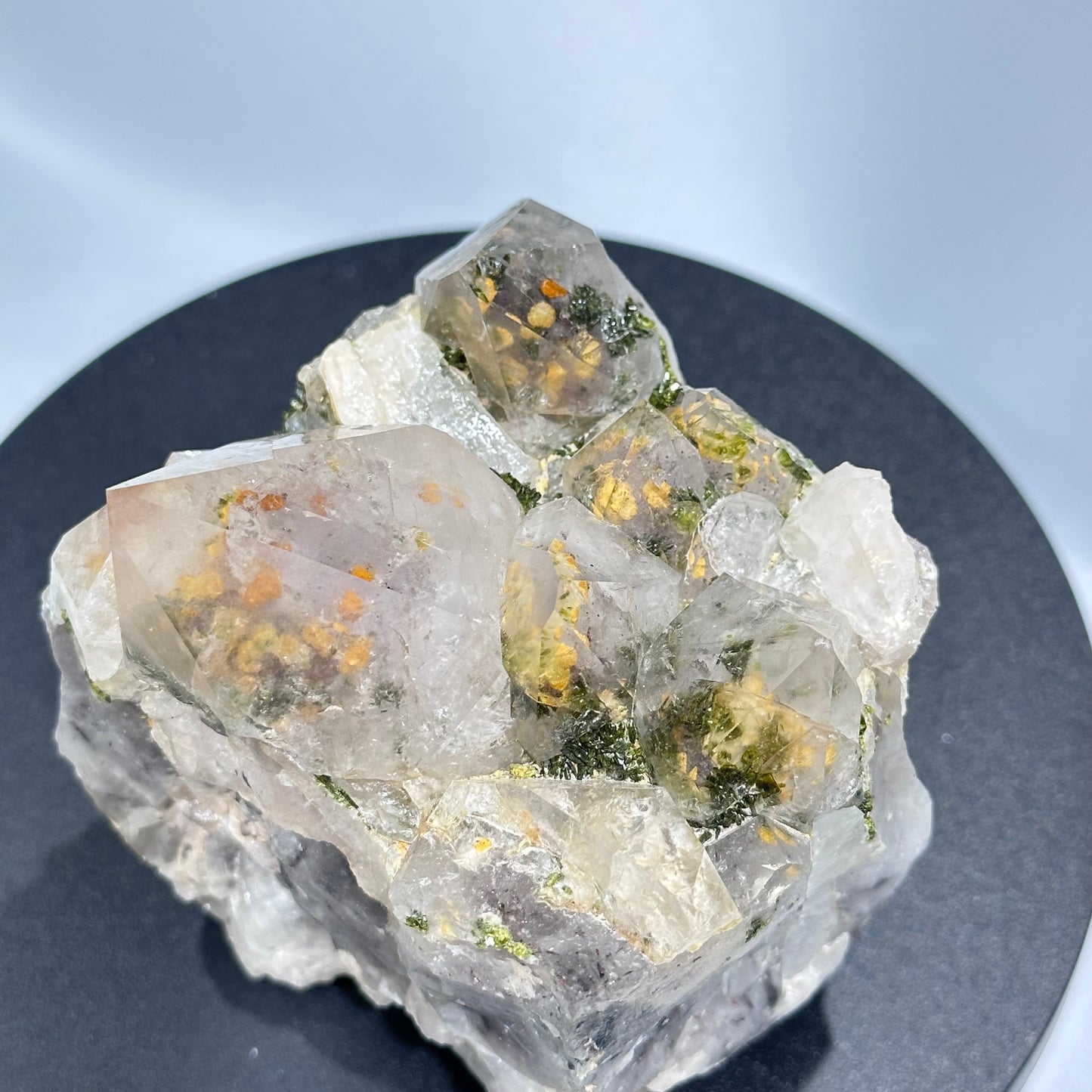 Four season garden quartz cluster