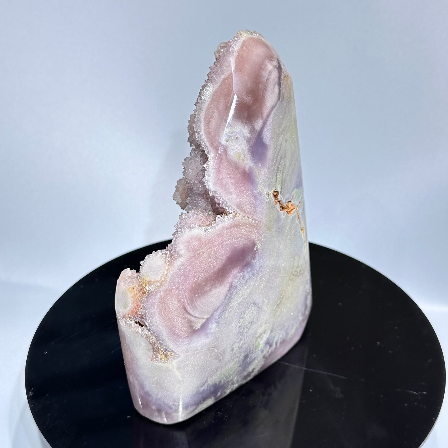 Pink amethyst free form